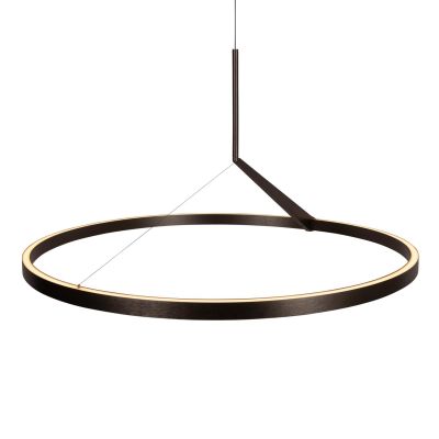 Lucide APPLAUSE - Pendant light - Ø 80 cm - LED Dim. - CCT - 1x50W 2700K/4000K - Hand Wave Sensor - Grey iron - Premium